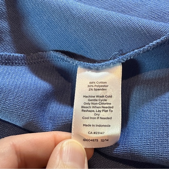 Talbots Sleeveless Midi Dress in Blue - Size Medium - Picture 7 of 8